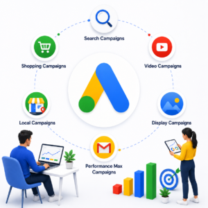 Google Ads campaign types