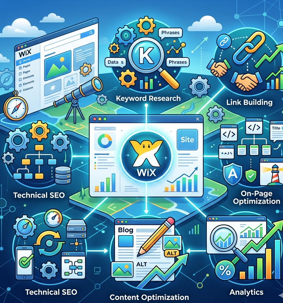 Wix site SEO Optimization Process